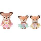 EPOCH Sylvanian Families - Set de jeu Bébés cerf avec balançoire fleurie, Jouets de construction 