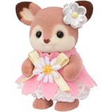 EPOCH Sylvanian Families - Set de jeu Bébés cerf avec balançoire fleurie, Jouets de construction 