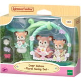 EPOCH Sylvanian Families - Set de jeu Bébés cerf avec balançoire fleurie, Jouets de construction 