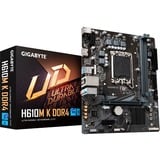 GIGABYTE H610M K DDR4 Carte mère - Compatible avec processeurs Intel Core 14th Gen CPUs, 3+1+1 Phases Hybrid Power Design, up to 3200MHz DDR4, 1xPCIe 3.0 M.2, GbE LAN, USB 3.2 Gen 1 carte mère socket 1700 3+1+1 Phases Hybrid Power Design, up to 3200MHz DDR4, 1xPCIe 3.0 M.2, GbE LAN, USB 3.2 Gen 1, Intel, LGA 1700, Intel® Celeron®, Intel® Core™ i3, Intel® Core™ i7, Intel® Core™ i9, Intel® Pentium® Gold, DDR4-SDRAM, 64 Go, DIMM