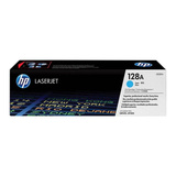 HP Cartouche de toner LaserJet cyan 128A (CE321A) Turquoise, Cyan, Vente au détail