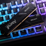 Kingston FURY 64 Go DDR4-3600 Kit, Mémoire vive Noir, KF436C18BBK2/64, Beast, XMP