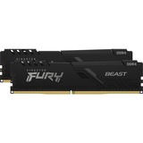 Kingston FURY FURY 64 Go DDR4-3200 Kit, Mémoire Noir, KF432C16BBK2/64, Beast