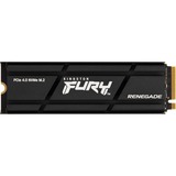 Kingston FURY Renegade Heatsink 4 To SSD Noir, SFYRDK/4000G, M.2 2280, PCIe 4.0 NVMe