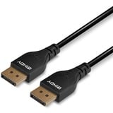 Lindy Câble Slim DisplayPort 1.4, 3m Noir, 3m, 3 m, DisplayPort, DisplayPort, Mâle, Mâle, 7680 x 4320 pixels