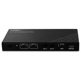 Lindy Matrice HDMI 2x2 8K60, Switch HDMI Noir, Commutateur de matrice AV, 7680 x 4320 pixels, 40 Gbit/s, LPCM, Noir, Métal