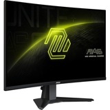 MSI MAG 276CXFDE 27" Moniteur gaming incurvé Noir, 1x DisplayPort, 2x HDMI, 280 Hz, 68,6 cm (27"), 1920 x 1080 pixels, Full HD, LCD, 0,5 ms, Noir