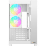 Ocypus Delta C74 ARGB boîtier midi tower Blanc | 2x USB-A | 1x USB-C | RGB | Verre trempé