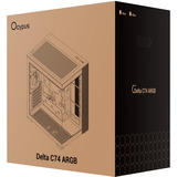 Ocypus Delta C74 ARGB boîtier midi tower Blanc | 2x USB-A | 1x USB-C | RGB | Verre trempé