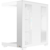 Ocypus Delta C74 ARGB boîtier midi tower Blanc | 2x USB-A | 1x USB-C | RGB | Verre trempé
