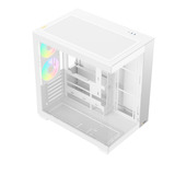 Ocypus Delta C74 ARGB boîtier midi tower Blanc | 2x USB-A | 1x USB-C | RGB | Verre trempé