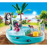 PLAYMOBIL Family Fun - Piscine avec jet d'eau, Jouets de construction 70610