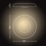 Philips Hue White Ambiance Still Plafonnier, Lumière LED Blanc