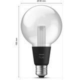 Philips Hue White & Color Ambiance Lightguide G95 Globe - Lampe intelligente E27, Lampe à LED 