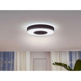 Philips Plafonnier de grande taille Infuse, Lumière LED Noir, Philips Hue White and Color ambiance Plafonnier de grande taille Infuse, Éclairage de plafond intelligent, Bluetooth, Noir, LED, Métal, Ampoule(s) non remplaçable(s)
