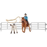 Schleich Farm World - Team roping avec cowgirl, Figurine 42577