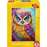 Schmidt Spiele Hibou en robe de perroquet, Puzzle 