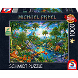 Schmidt Spiele Michael Fishel : Paradis insulaire, Puzzle 