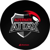 Sharkoon Tapis de sol Édition ALTERNATE aTTaX, Tapis de protection Noir/multicolore