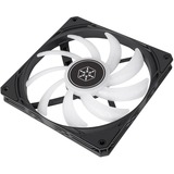 SilverStone Air Slimmer 140 ARGB, Ventilateur de boîtier Noir