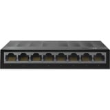 TP-Link LS1008G Non-géré Gigabit Ethernet (10/100/1000) Noir, Switch Noir, Non-géré, Gigabit Ethernet (10/100/1000), Montage mural