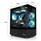 Thermaltake PC-000111-DE, PC gaming Noir/transparent