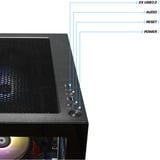 Thermaltake PC-000111-DE, PC gaming Noir/transparent