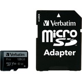 Verbatim Pro 64 Go MicroSDXC UHS Classe 10, Carte mémoire 64 Go, MicroSDXC, Classe 10, UHS, 90 Mo/s, 45 Mo/s