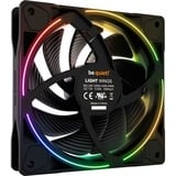 be quiet! Light Wings PWM high-speed ventilateur de boîtier RGB  Noir, 120 x 120 x 25 mm