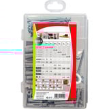 fischer Meister-Box chevilles universelles UX + vis + crochet Gris clair