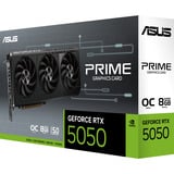 ASUS GeForce RTX 5050 PRIME OC 8 Go, Carte graphique DLSS 4, 3x DisplayPort, 1x HDMI 2.1