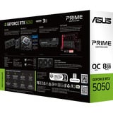 ASUS GeForce RTX 5050 PRIME OC 8 Go, Carte graphique DLSS 4, 3x DisplayPort, 1x HDMI 2.1