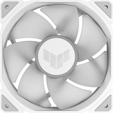 ASUS TUF Gaming TR120 ARGB Ventilateur inversé, Ventilateur de boîtier Blanc/transparent, Refroidisseur d'air, 12 cm, 2000 tr/min, Blanc