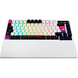 ASUS clavier gaming Blanc, Layout DE, ROG NX V2