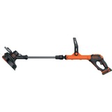 BLACK+DECKER Tondeuse à gazon sans fil STC1820EPC, Coupe-bordures Orange/Noir, Batterie incluse