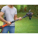 BLACK+DECKER Tondeuse à gazon sans fil STC1820EPC, Coupe-bordures Orange/Noir, Batterie incluse