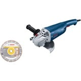 Bosch BOSCH GWS 20-230 P + DD CARTON, Meuleuse d'angle Bleu, 6500 tr/min, 23 cm, Secteur, 5,5 kg