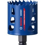Bosch EXPERT TOUGH MATERIAL scie de forage Perceuse 1 pièce(s), Scie à trou Unique, Perceuse, Brique, Plastique, Carrelage mural en céramique doux, Acier inoxydable, Bois, Noir, Bleu, Rouge, Carbone tungstène (TC), 6 cm