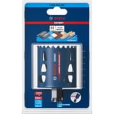 Bosch EXPERT TOUGH MATERIAL scie de forage Perceuse 1 pièce(s), Scie à trou Unique, Perceuse, Brique, Plastique, Carrelage mural en céramique doux, Acier inoxydable, Bois, Noir, Bleu, Rouge, Carbone tungstène (TC), 6 cm