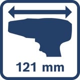 Bosch GDR 18V-215 Professional 06019N2020, Visseuse à choc Bleu