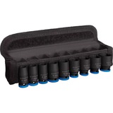 Bosch Set d'embouts à douille d'impact PRO 1/4", 9 pièces, Clés mixtes à cliquet Noir