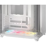 Corsair AIR 5400 LX-R LINK boîtier midi tower Blanc | 3x USB-C | RGB | Verre Trempé