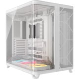 Corsair  boîtier midi tower Blanc | 3x USB-C | RGB | Verre Trempé