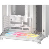 Corsair  boîtier midi tower Blanc | 3x USB-C | RGB | Verre Trempé