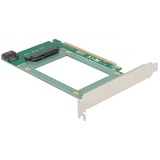 DeLOCK 90051 carte et adaptateur d'interfaces Interne U.2, Carte d'interface PCIe, U.2, PCIe 4.0, Vert, PC, FCC
