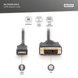 Digitus Câble adaptateur HDMI > DVI-D Noir