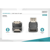 Digitus Connecteur HDMI-A > Prise HDMI-A 4K, Adaptateur Noir