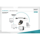 Digitus Connecteur HDMI-A > Prise HDMI-A 4K, Adaptateur Noir