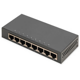 Digitus Gigabit 8 ports, Switch Noir