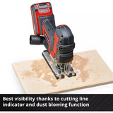 EINHELL TP-JST 18/135 Li BL-Solo, 4321265, Scie sauteuse Rouge/Noir